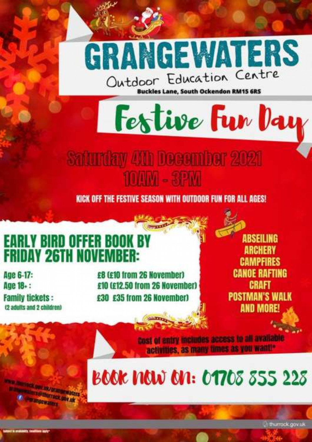 The Grangewaters Festive Fun Day is fast approaching.