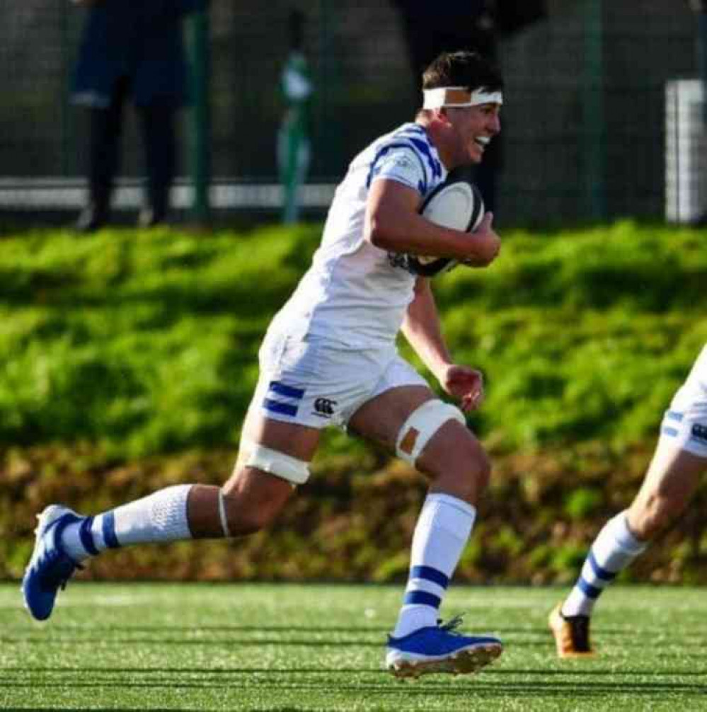 Ewan Richards in action Ewan Richards in action
