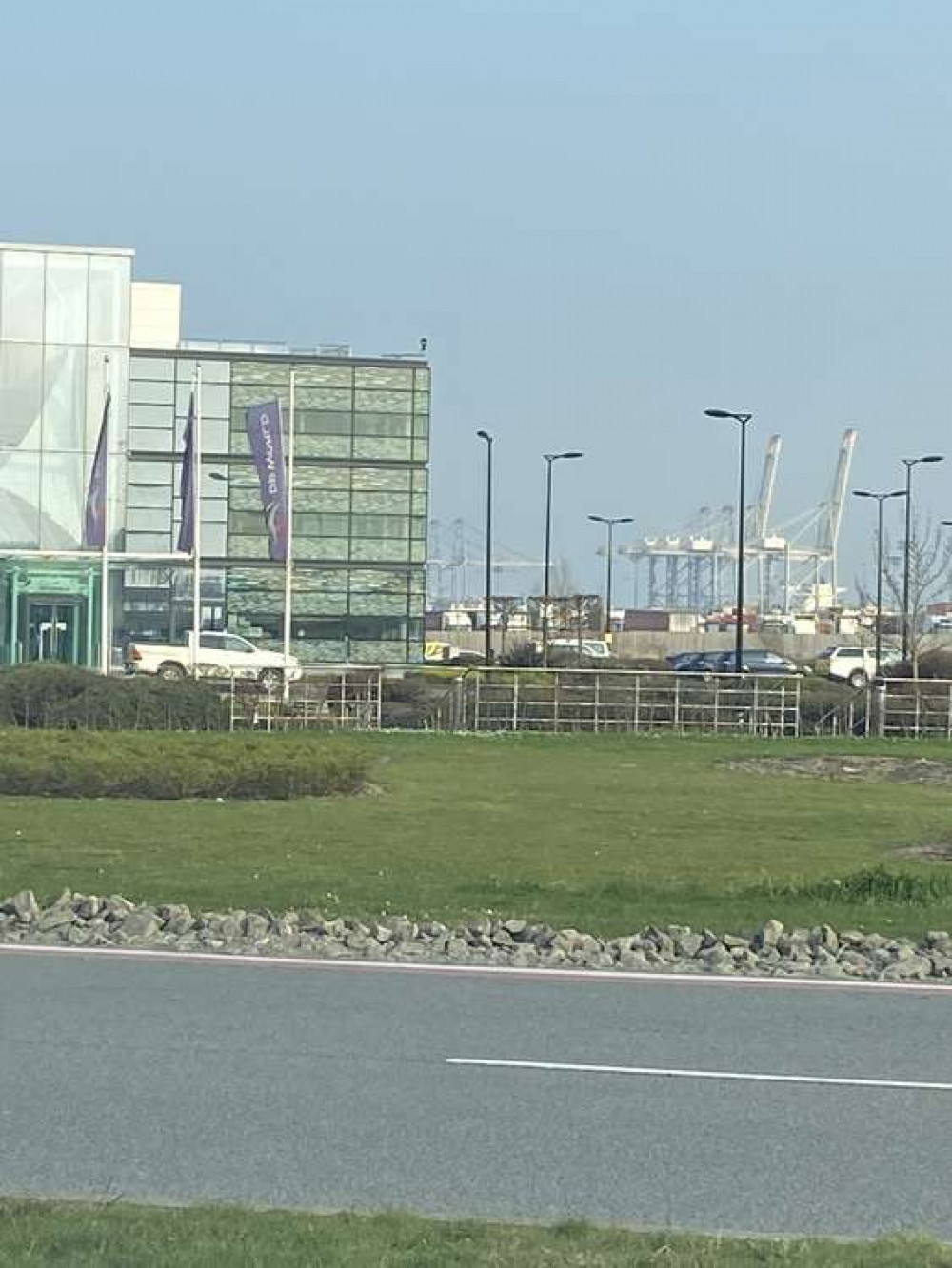 DP World's port HQ building at London Gateway port.