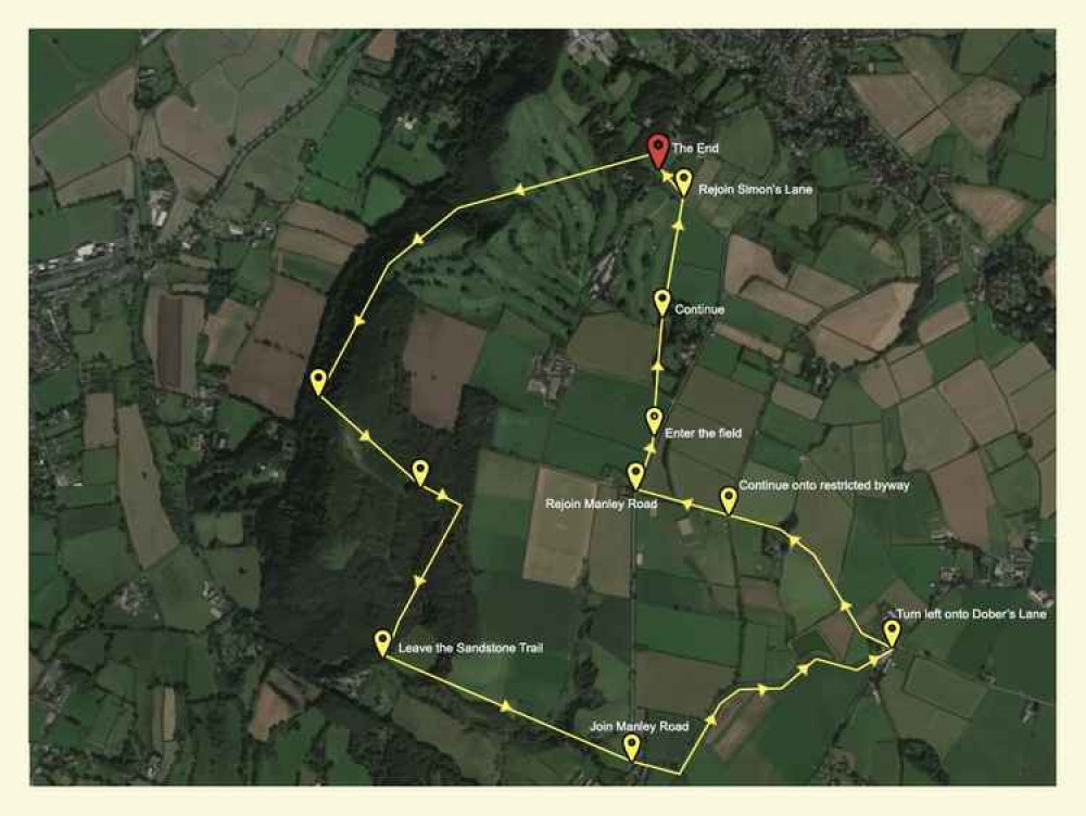 A map of the route A map of the route