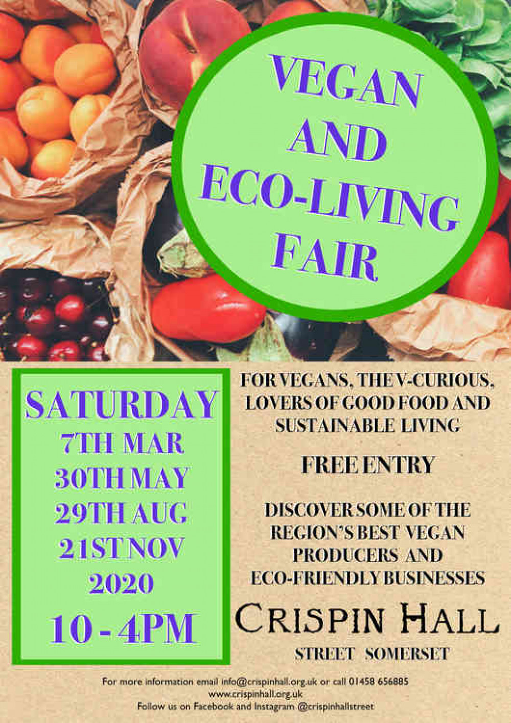 The Vegan and Eco-Living Fair is taking place in November The Vegan and Eco-Living Fair is taking place in November
