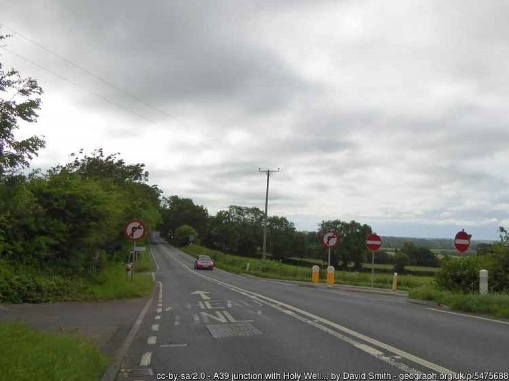 There has been a crash on the A39 near Catcott this morning There has been a crash on the A39 near Catcott this morning