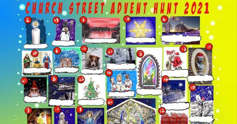 The Church Street Association and its member stores are from today – Thursday - offering a lovely 24 Day Living Advent Calendar.