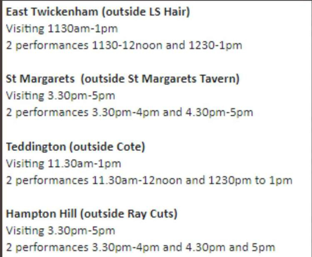 Events will be held across the borough tomorrow – Saturday - to encourage people to shop local for the festivities. Credit: Richmond Borough Council. Events will be held across the borough tomorrow – Saturday - to encourage people to shop local for the festivities. Credit: Richmond Borough Council.