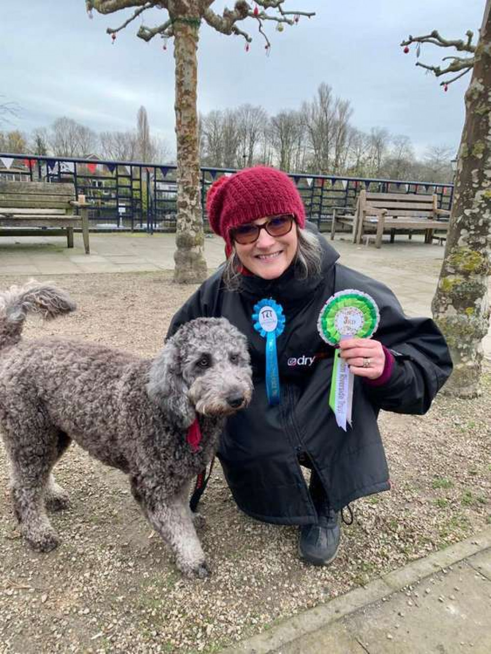 Some of the wackier categories included the 'waggiest tail' and the 'best dressed'.