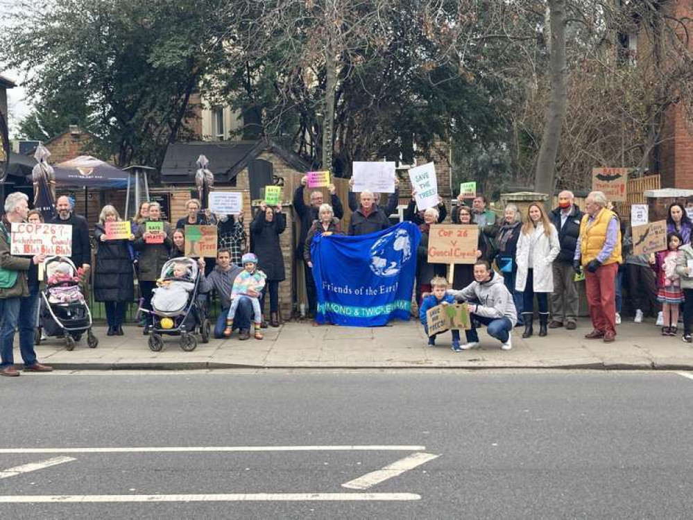 Residents are fighting to protect a magnificent mature eucalyptus in the heart of Twickenham from being drastically cut back by a developer. Residents are fighting to protect a magnificent mature eucalyptus in the heart of Twickenham from being drastically cut back by a developer.
