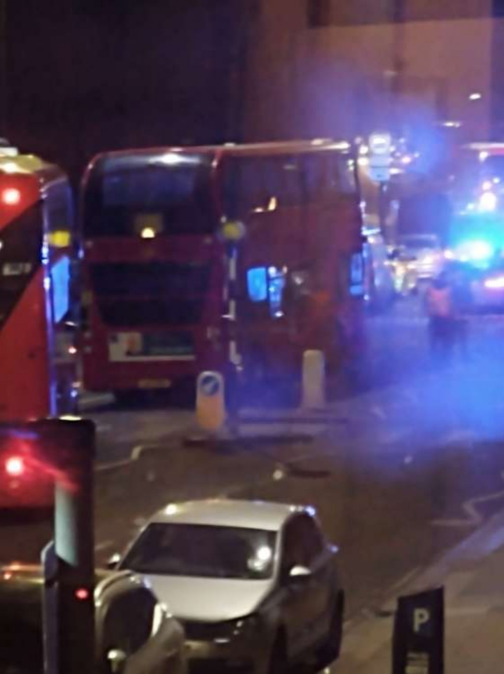 Roads were jammed and buses were turned round after an emergency on Hampton Road, Twickenham, on Sunday evening.