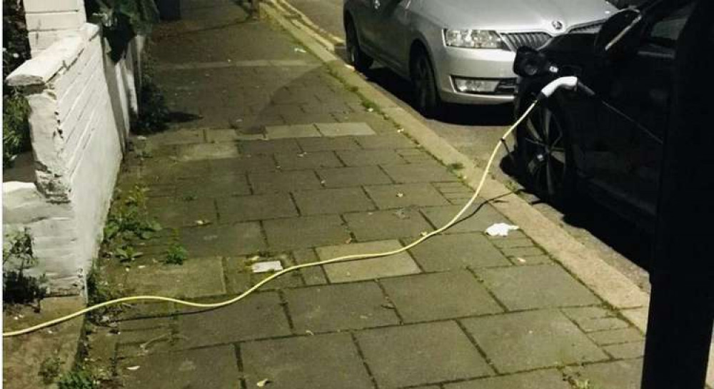 The move is designed to combat complaints about electric car owners running cables across pavements, which can be a hazard.