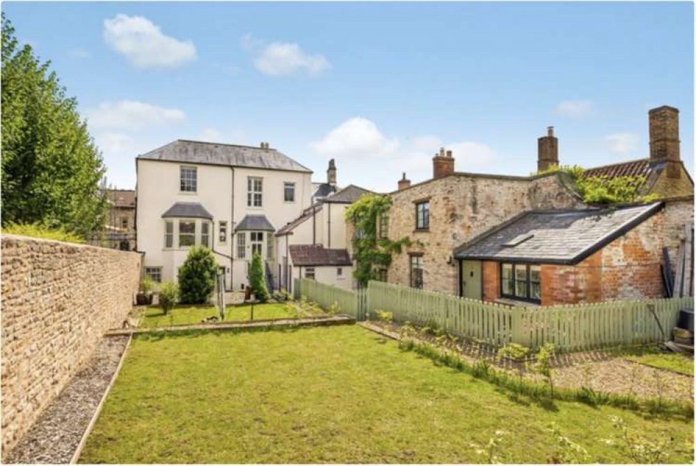 This city centre apartment has a large private garden This city centre apartment has a large private garden
