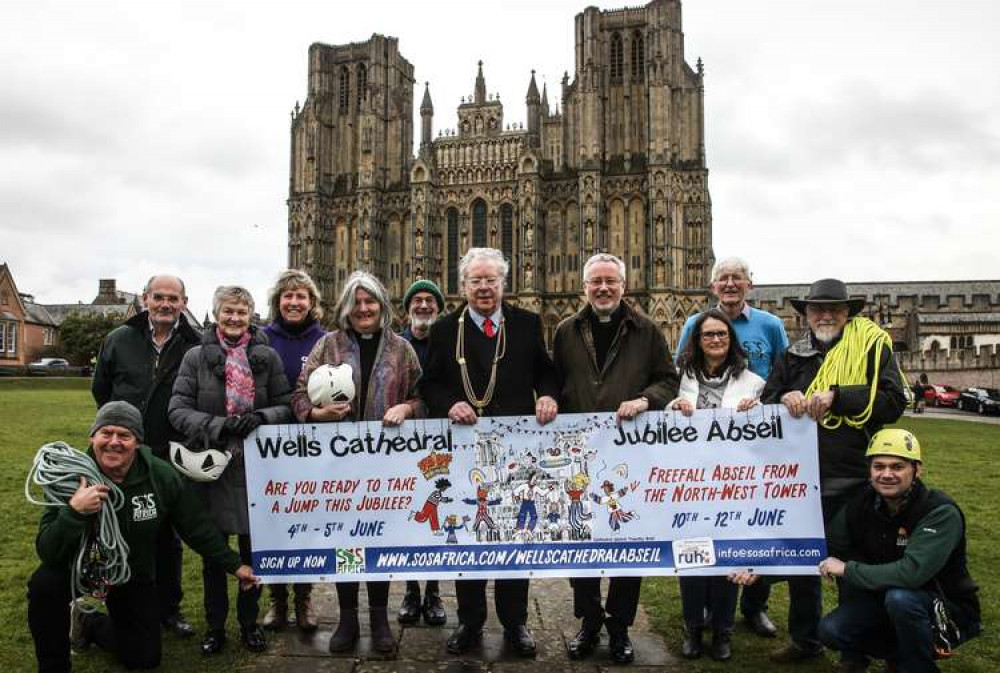 Wells Cathedral Jubilee Abseil