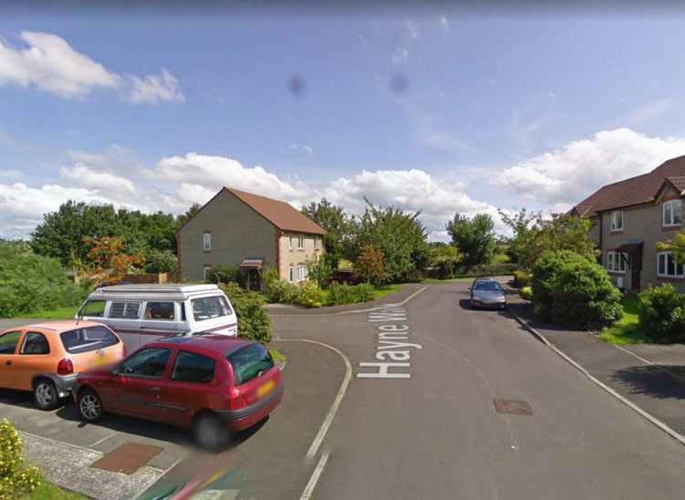 The development is being built on land next to Hayne Walk in Chilton Polden (Photo: Google Street View) The development is being built on land next to Hayne Walk in Chilton Polden (Photo: Google Street View)