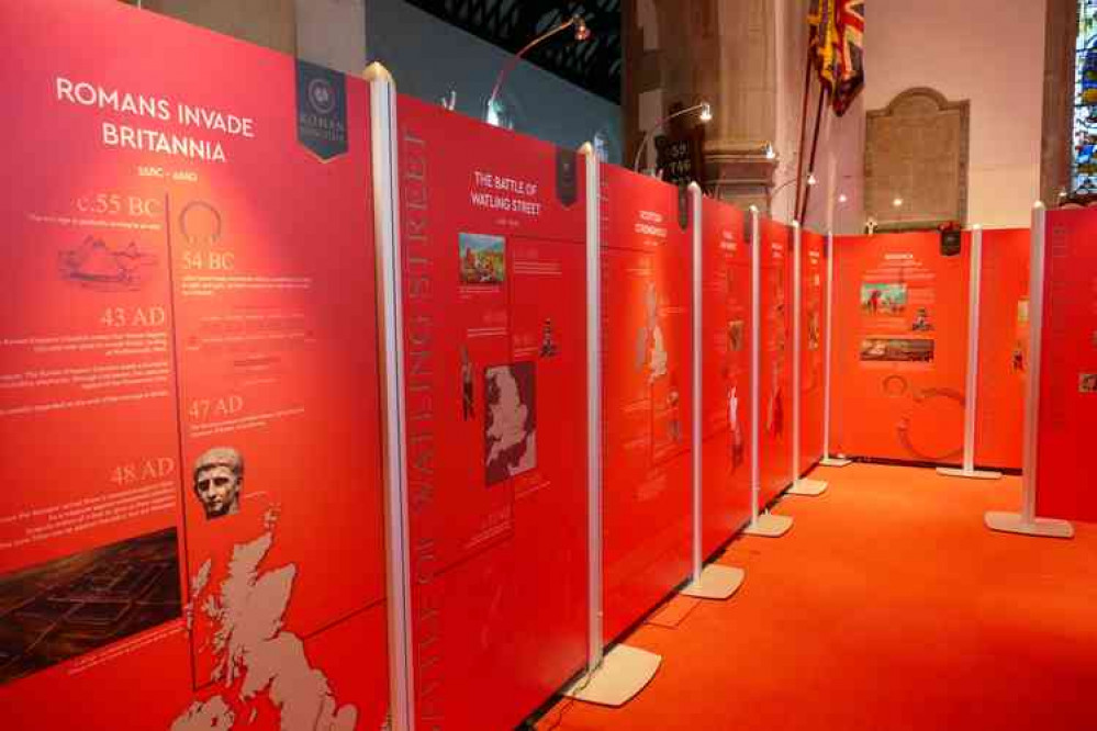 Timeline theme: Exhibition starts with the Roman ocupation