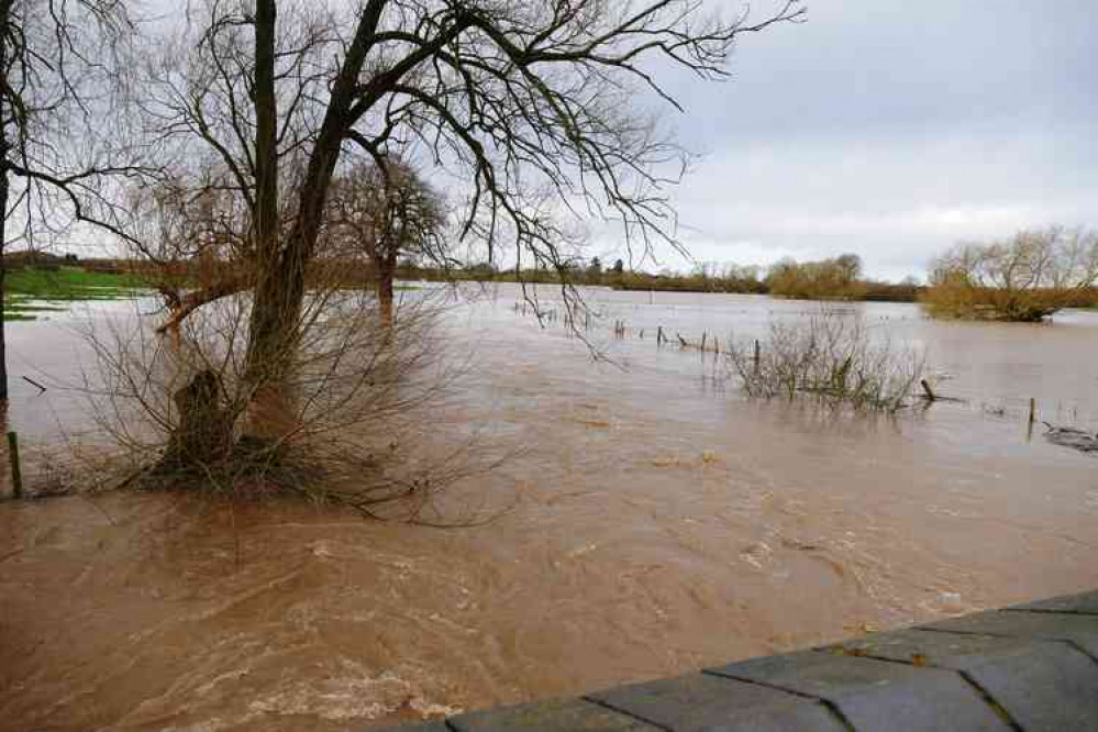 More dismay: The view from the hump back bridge on Ratcliffe Road, Atherstone, en route to Pinwall