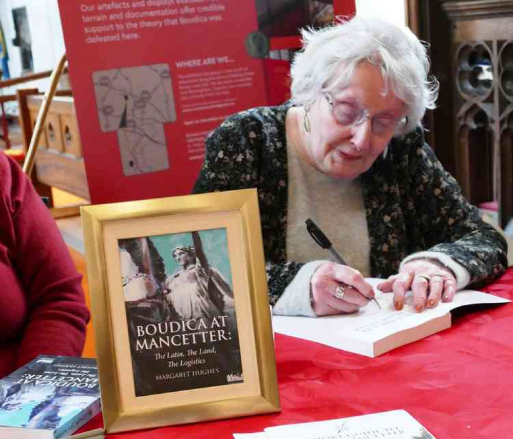 One I signed earlier: Boudica author Maraget Hughes