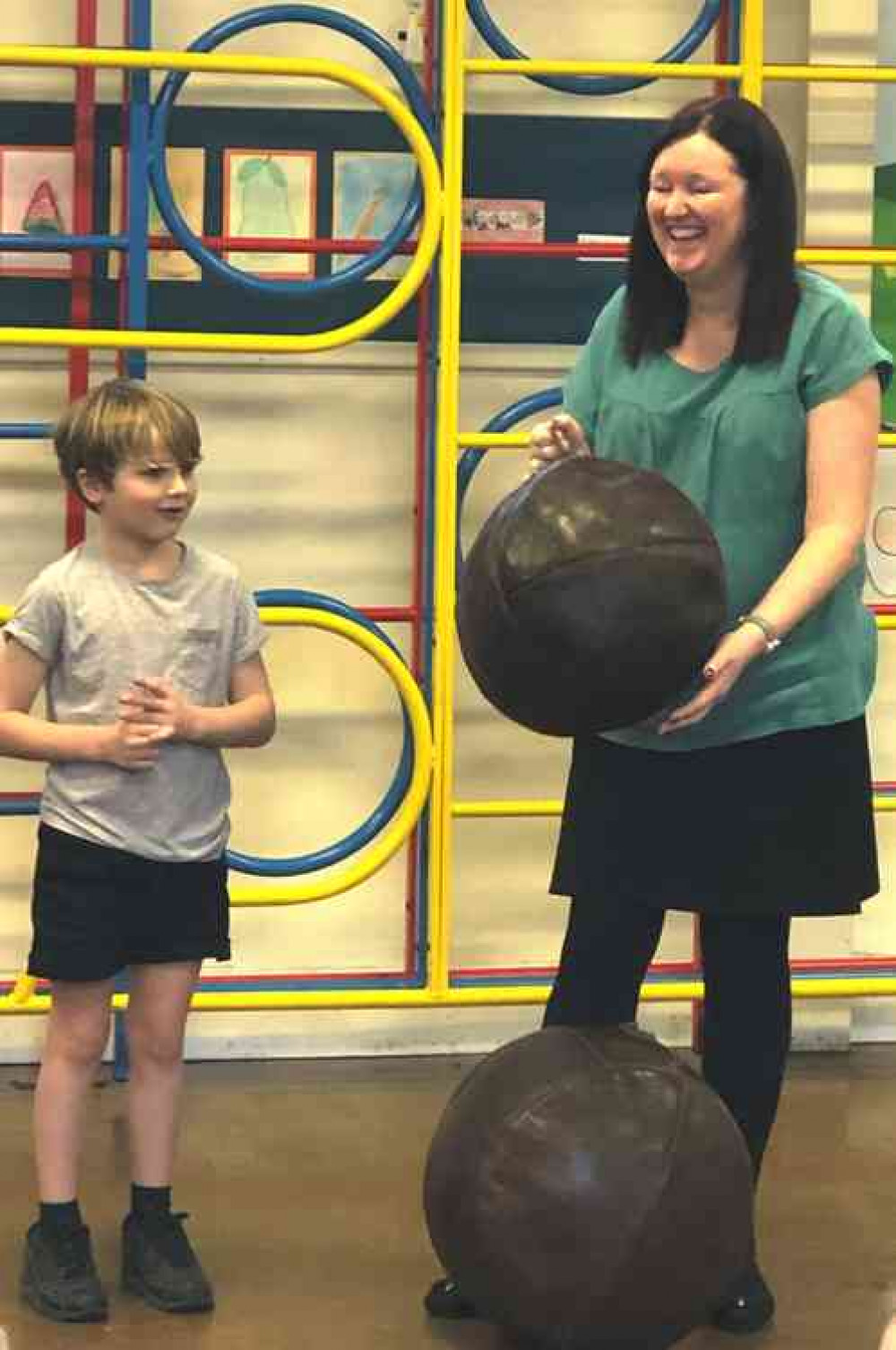 Are you listening carefully?: Jaxon Tweed delivers his history lesson in the school gym    PICTURES: Janneen Bernard