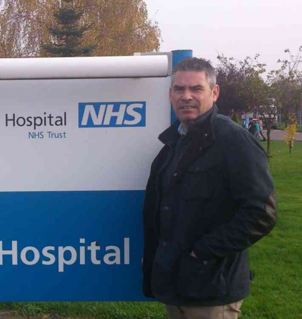 Fact-finding: MP Craig Tracey at the George Eliot Hospital Fact-finding: MP Craig Tracey at the George Eliot Hospital