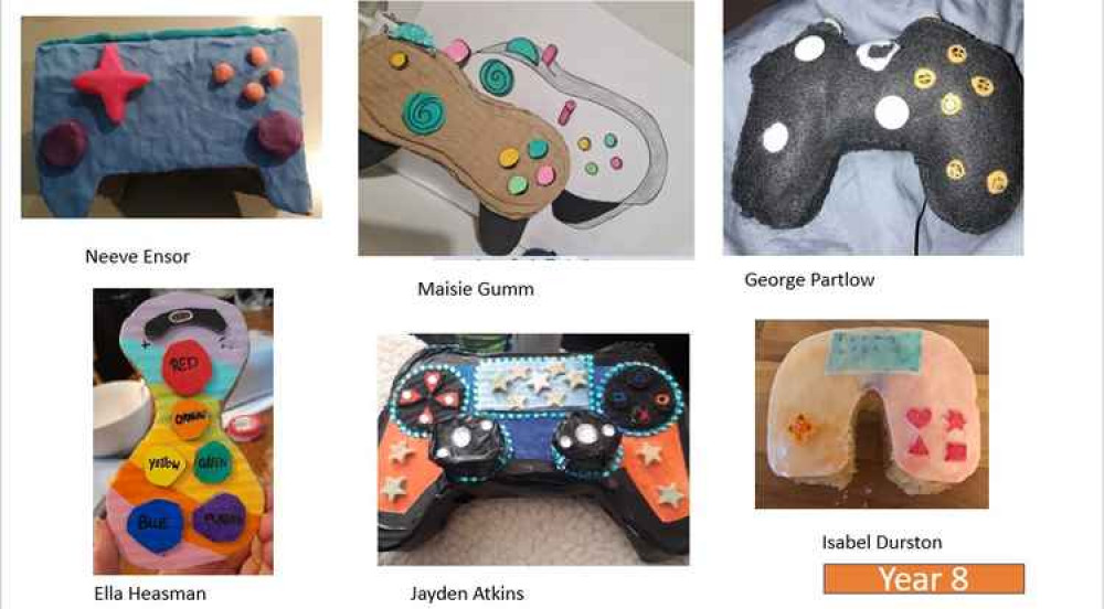 Year 8 designs included these creations Year 8 designs included these creations
