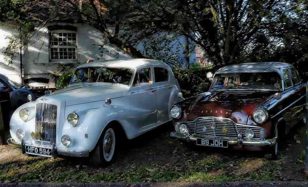 Classical gas: Two shining examples of what's normally on offer at Atherstone Motor Show