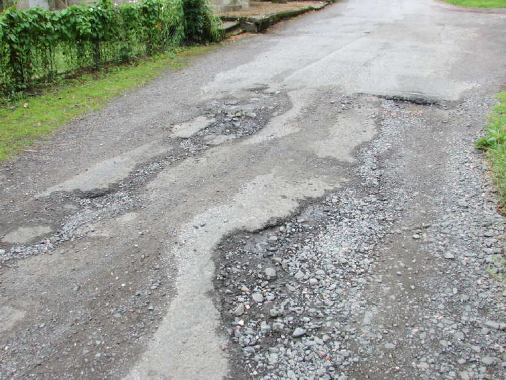 The West Midlands has received almost £55million to deal with potholes (Copyright Kenneth Allen via georgraph.org.uk)