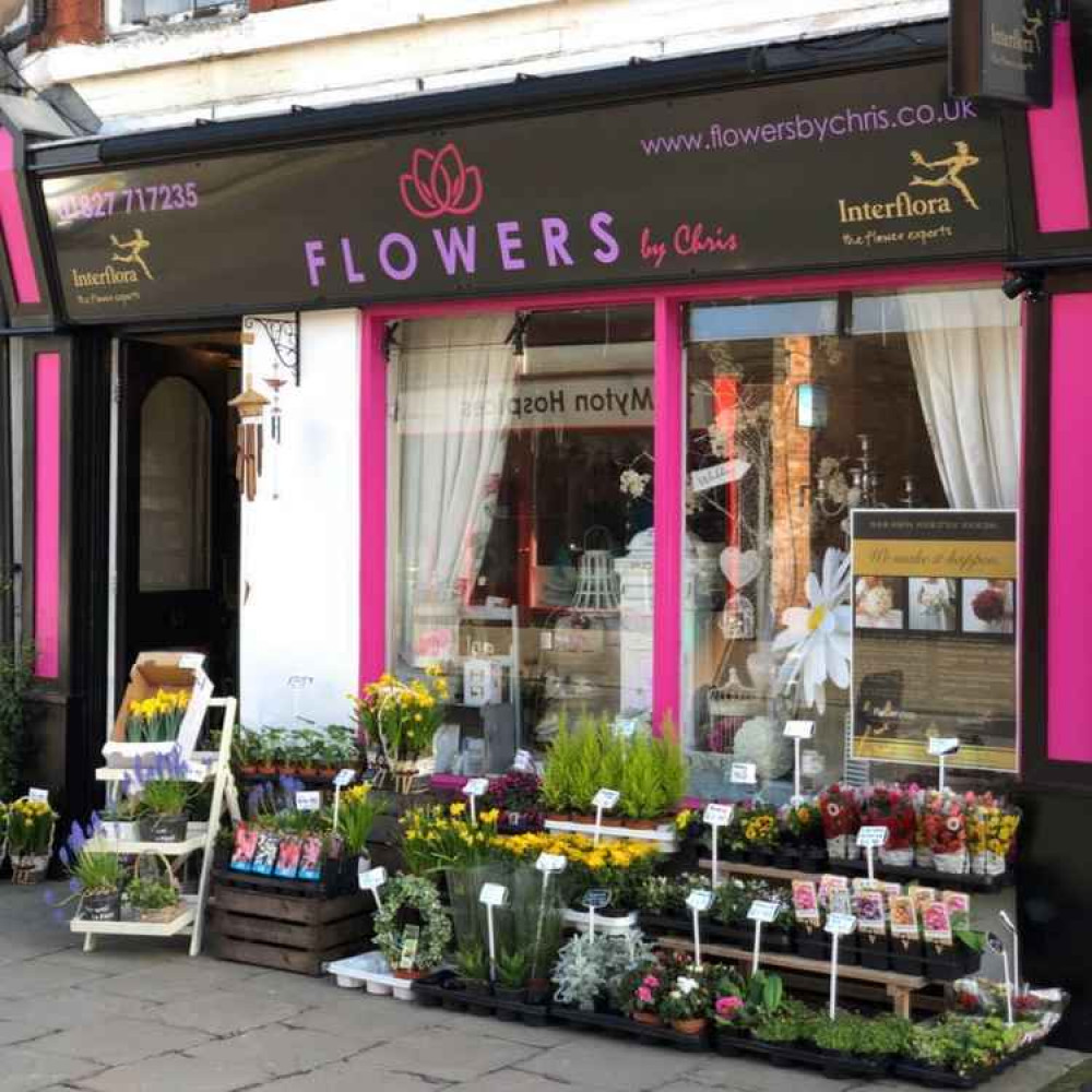 'Flowers By Chris' has grown and grown as a business in the past five years