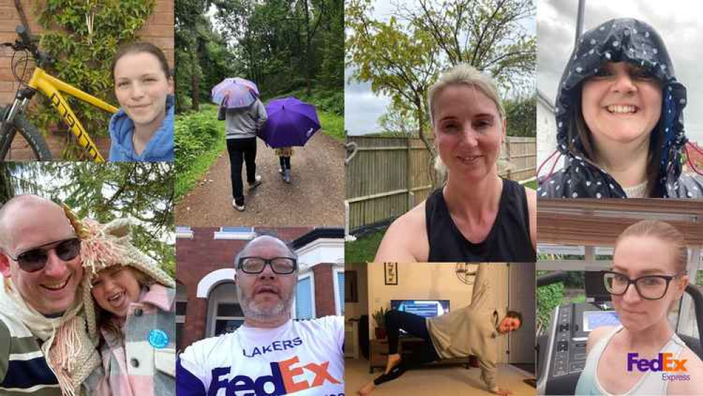 FedEx employees out enjoying the fresh air and raising awareness for mental health (Image supplied) FedEx employees out enjoying the fresh air and raising awareness for mental health (Image supplied)