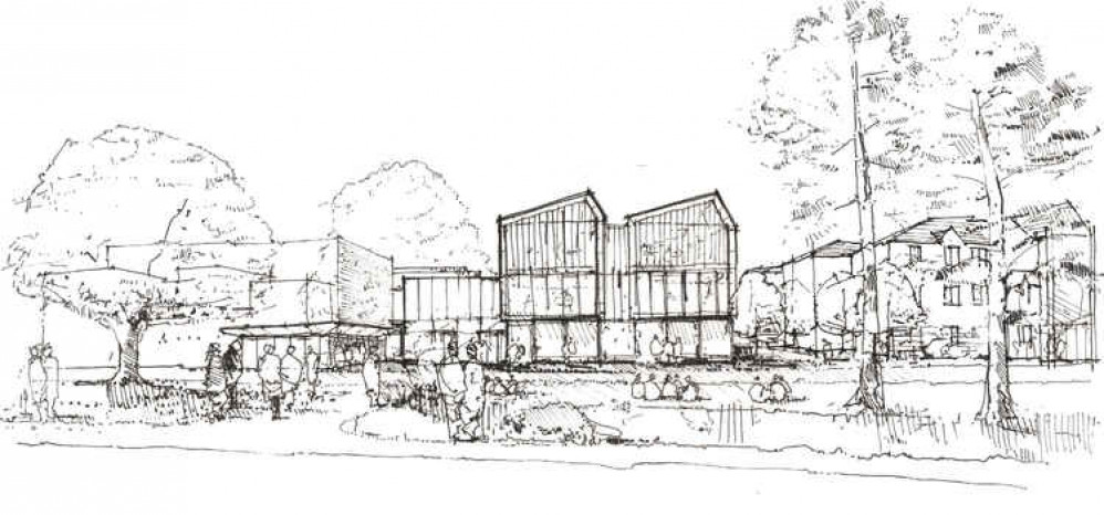 Indicative visual of outside the new building, which will be developed with investment from the FE Capital Transformation Fund Indicative visual of outside the new building, which will be developed with investment from the FE Capital Transformation Fund
