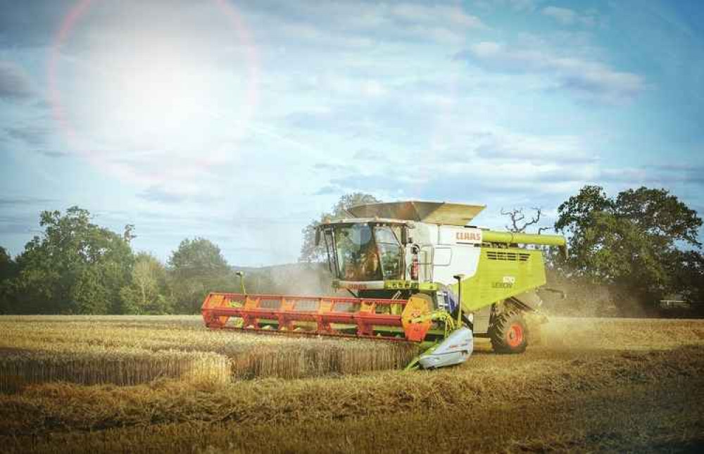 Combine Harvester by Clark Warren Combine Harvester by Clark Warren