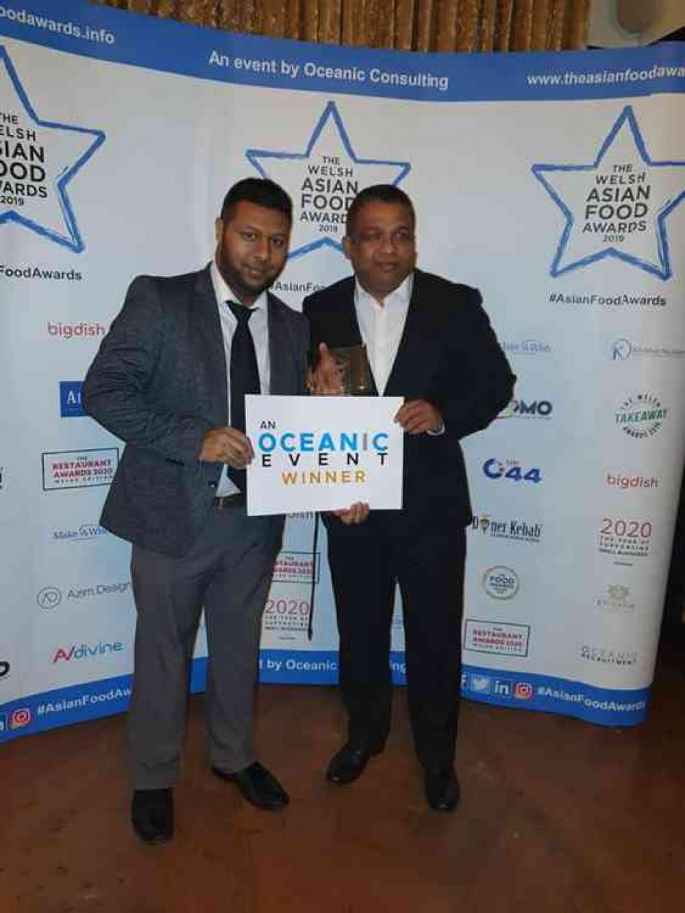 Royal Balti at the awards Royal Balti at the awards