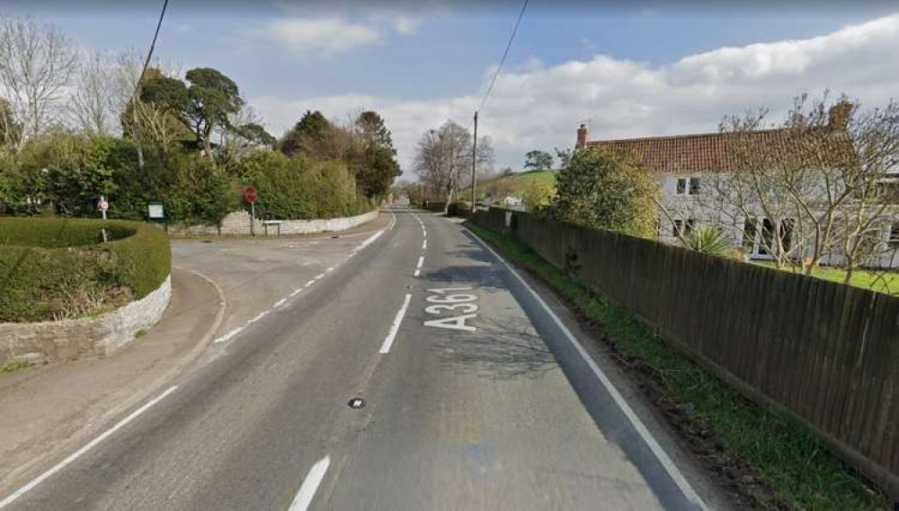 The A361 is closed in Pedwell (Photo: Google Street View) The A361 is closed in Pedwell (Photo: Google Street View)