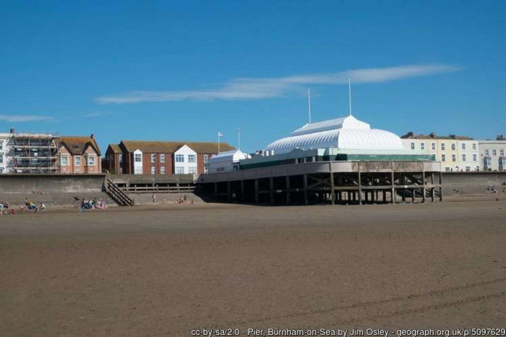 The pier at Burnham-on-Sea The pier at Burnham-on-Sea