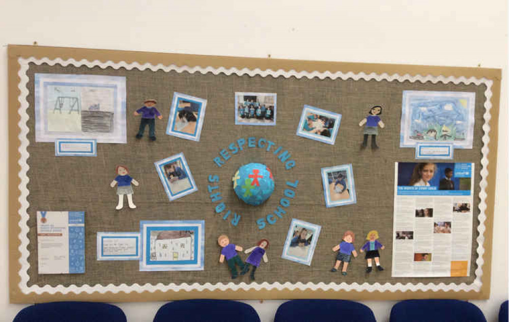 The school's Unicef Rights Respecting board