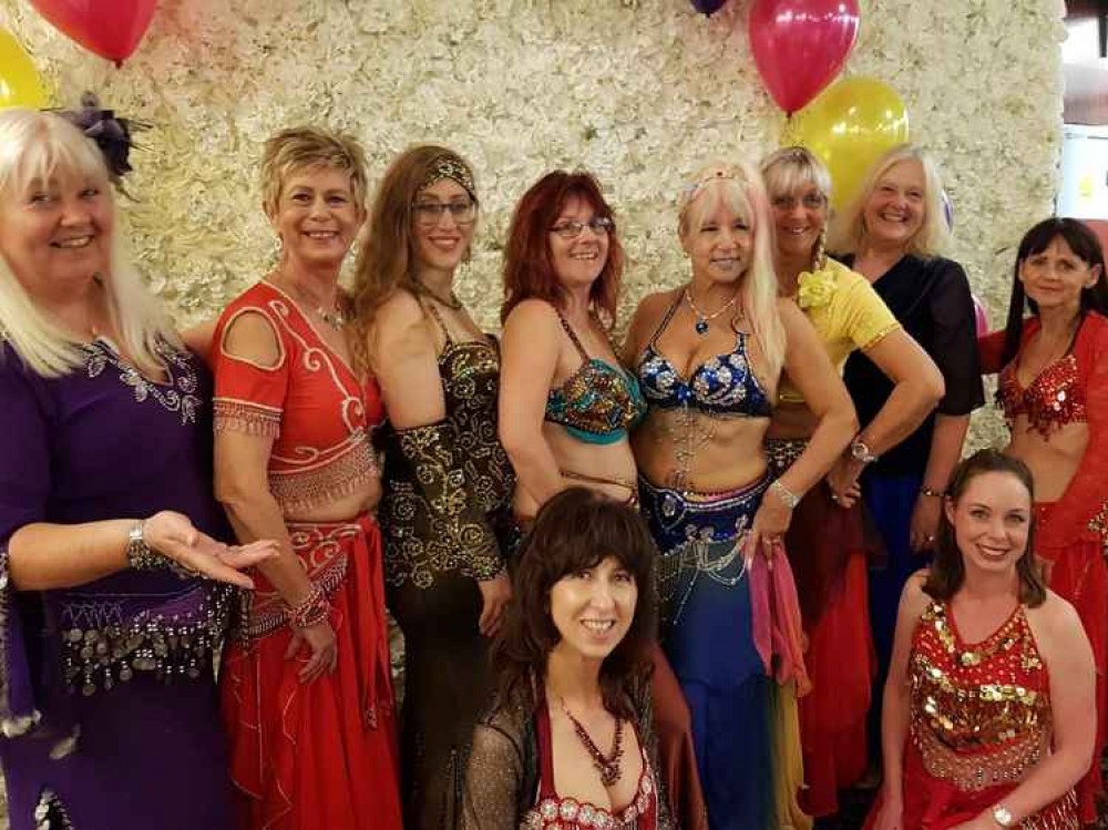 Frodsham's belly dancers are all huge fans of their colourful outfits Frodsham's belly dancers are all huge fans of their colourful outfits