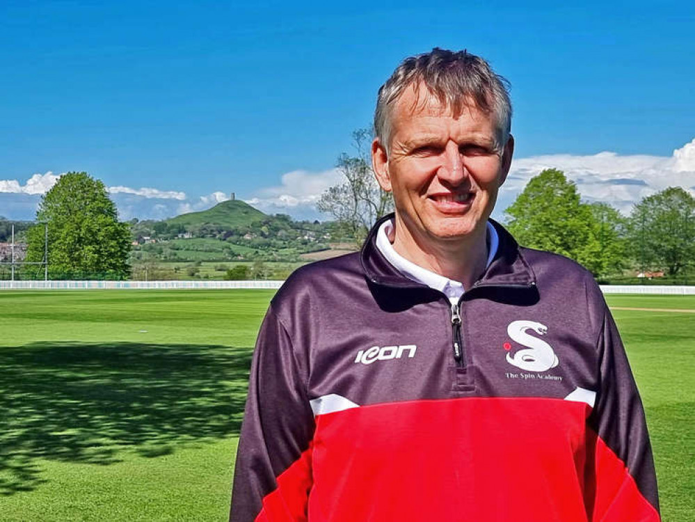 Former International Spinner, Peter Such, at Millfield's First XI team cricket field Former International Spinner, Peter Such, at Millfield's First XI team cricket field