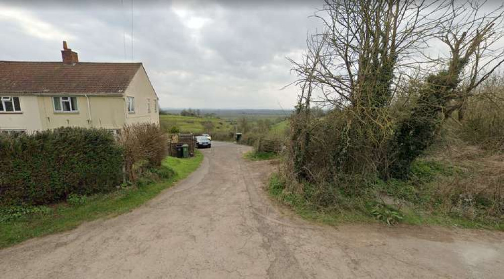 The hardstanding area in Moorlinch where the drainage mound will be created (Photo: Google Street View) The hardstanding area in Moorlinch where the drainage mound will be created (Photo: Google Street View)