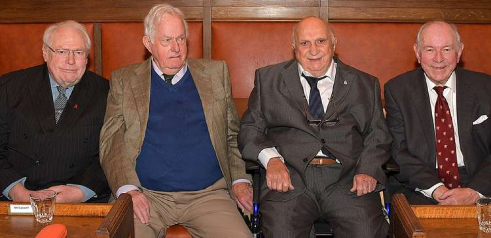 Ralph Clark (second left) when he was made Honorary Alderman of Somerset County Council in 2018 Ralph Clark (second left) when he was made Honorary Alderman of Somerset County Council in 2018