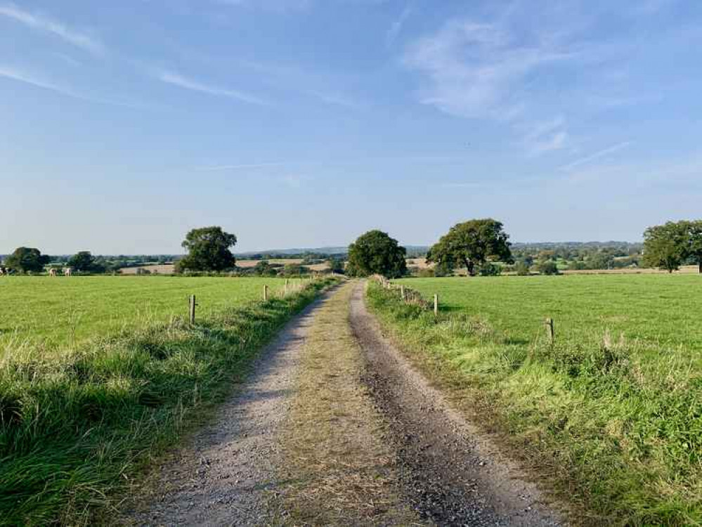 Follow the Sandstone Trail through the fields Follow the Sandstone Trail through the fields