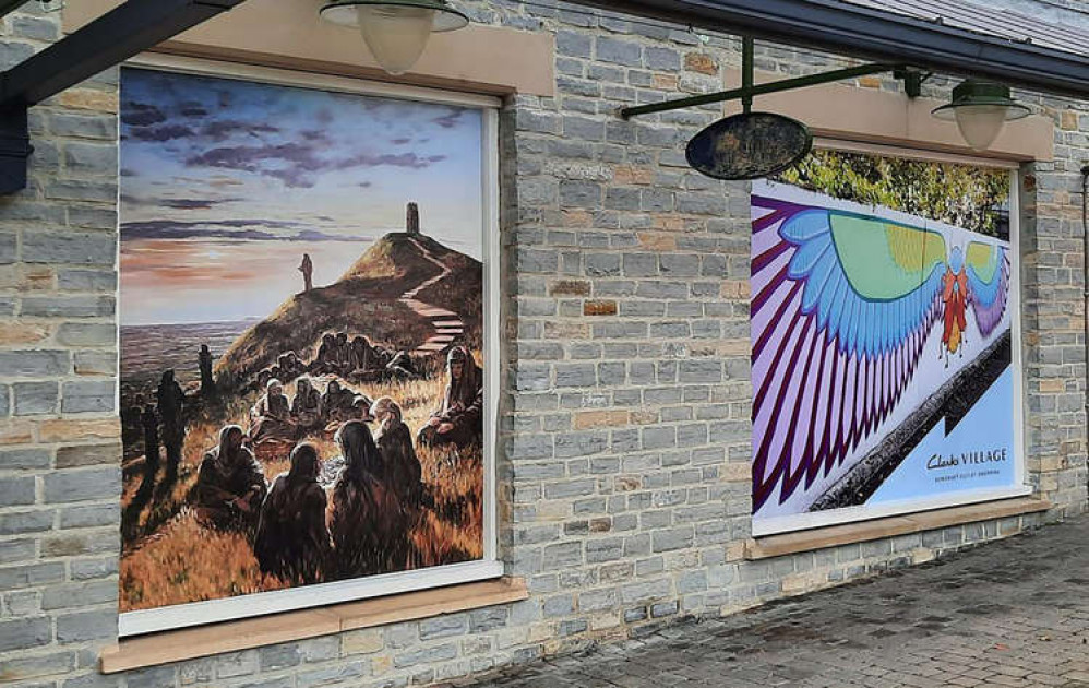 The artwork at Clarks Village The artwork at Clarks Village