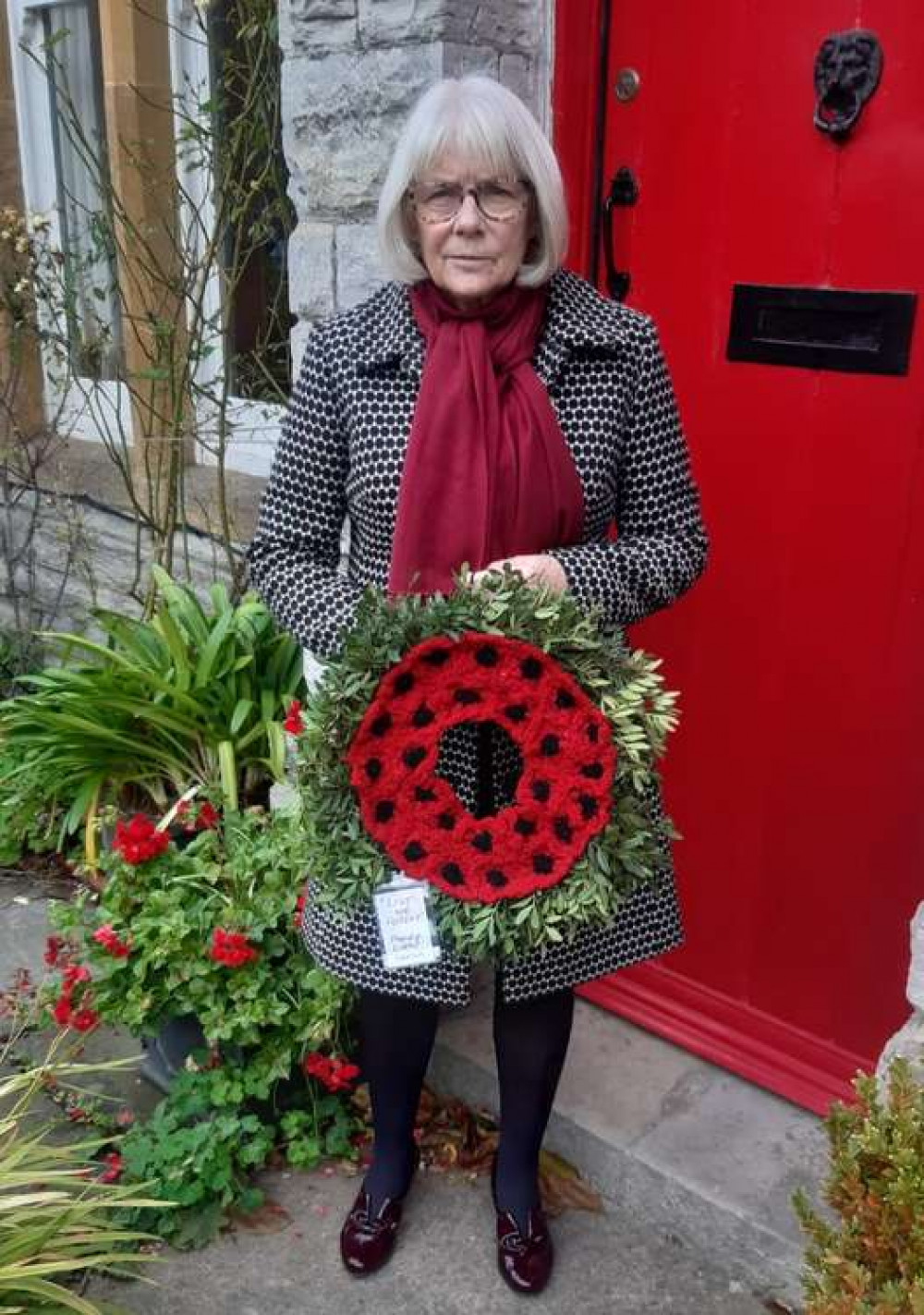 Cllr Liz Leyshon (Street) Remembrance Day 2021 Cllr Liz Leyshon (Street) Remembrance Day 2021