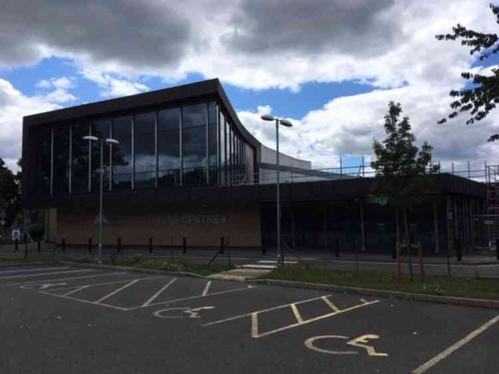 Club members swim at Godalming Leisure Centre, which is c.rrently closed due to Covid-19.