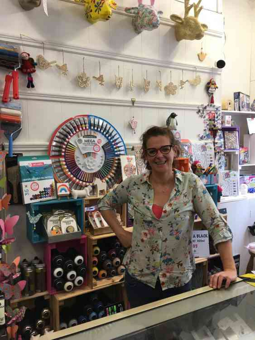 Emma Sheen has run The Godalming Art Shop for three years.