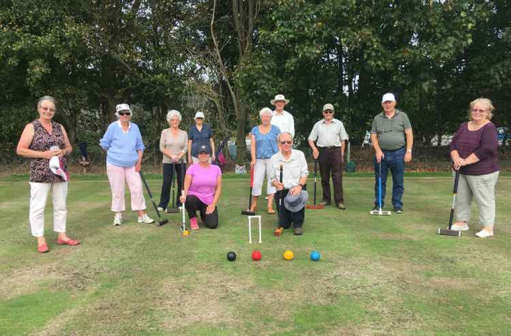 Guildford and Godalming Croquet Club members.