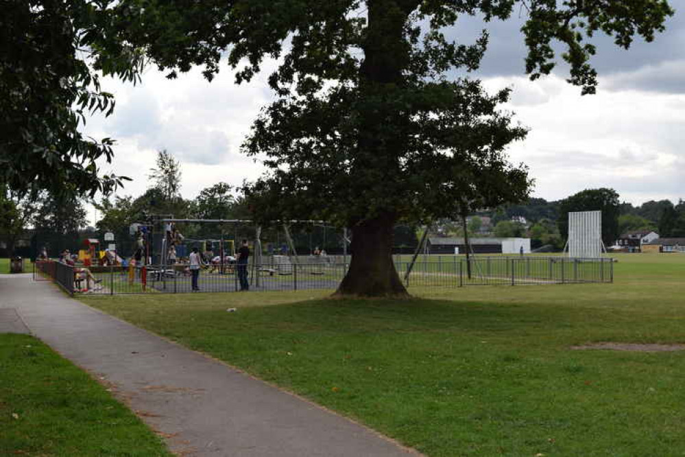 The playpark at Broadwater Park.