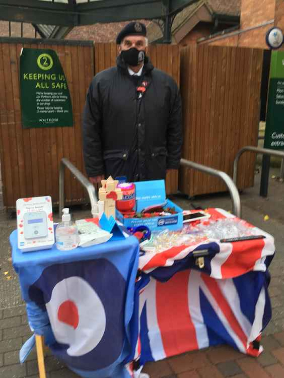 Terry has been selling poppies for 23 years. Terry has been selling poppies for 23 years.