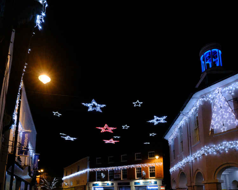 Stars around The Pepperpot.