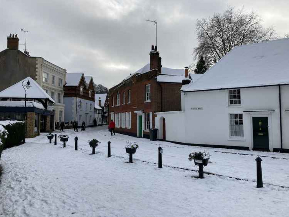 Church Street looking even more picturesque than usual.