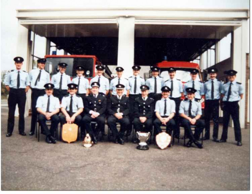 A picture of the Bridge Street crew in 1985. Photo courtesy of Roy Squires.