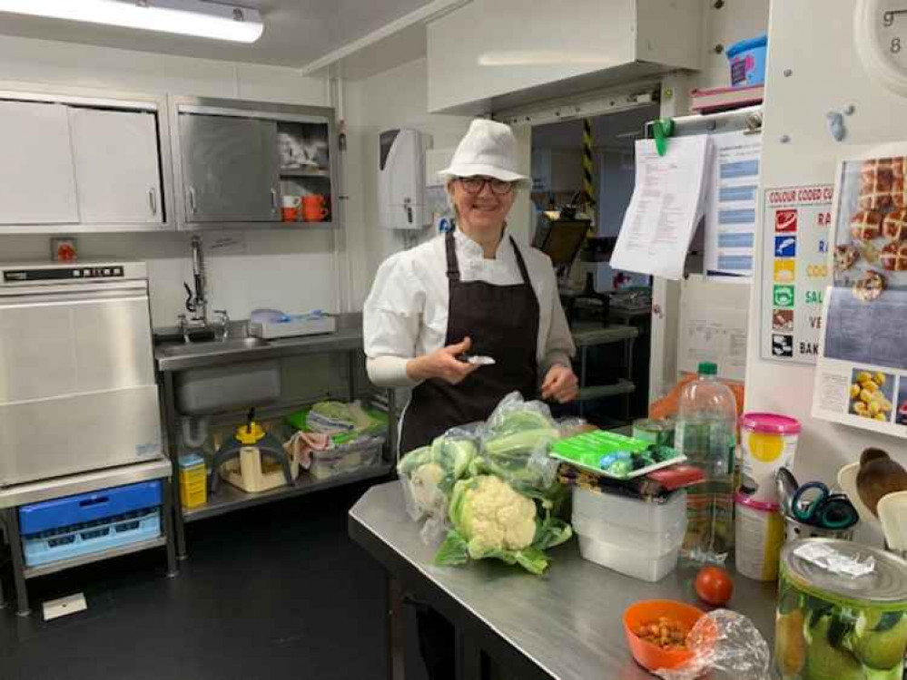 Prepping for the day's meals starts at 8.30am each day. Prepping for the day's meals starts at 8.30am each day.