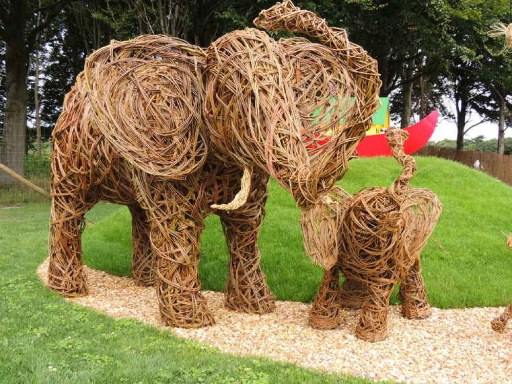Sarah makes willow animals of all shapes and sizes