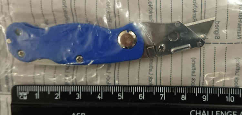 A 13-year-old was arrested in Grantham on suspicion of possessing a weapon A 13-year-old was arrested in Grantham on suspicion of possessing a weapon
