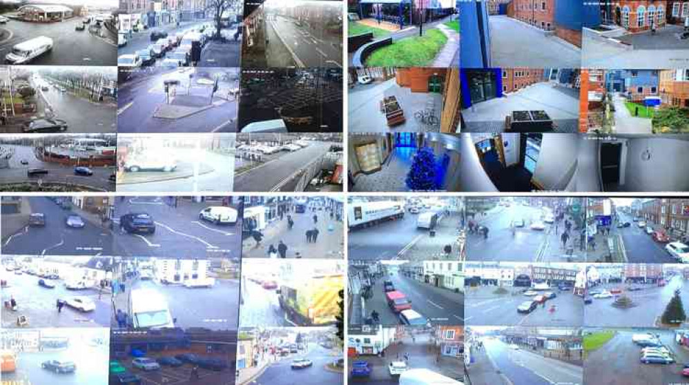 Montage of CCTV in South Kesteven